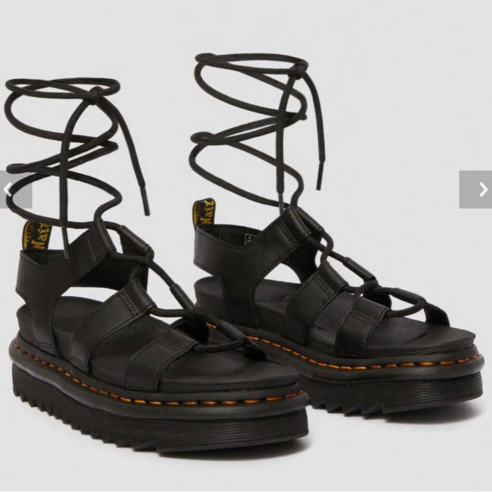 Dr. Martens Leather Gladiator Sandals NWOT size 10